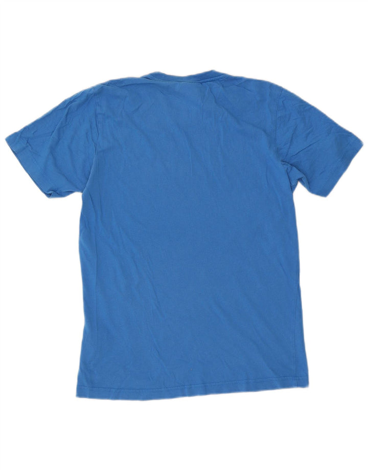 Camiseta Adidas Masculina Graphic Top Pequeno Algodão Azul