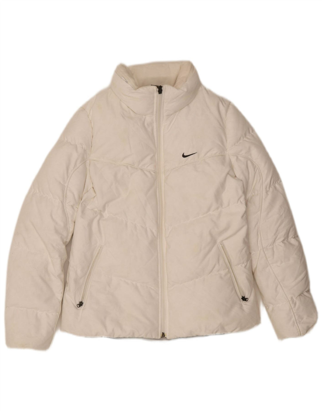 Jaqueta Nike Feminina Acolchoada UK 10/12 Médio Poliéster Branco