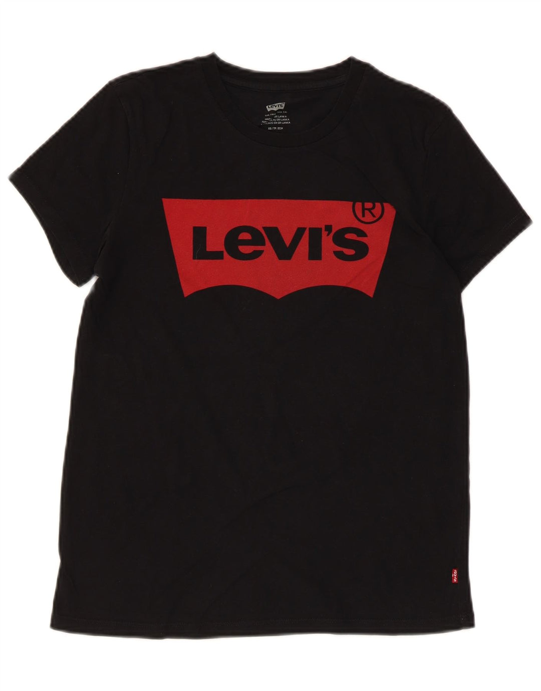 Camiseta feminina gráfica Levi's UK 6 XS preta