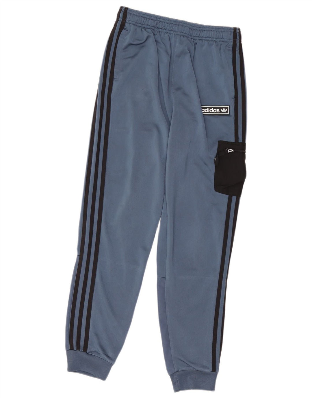 Adidas meninos calças de treino joggers 13-14 anos azul poliéster