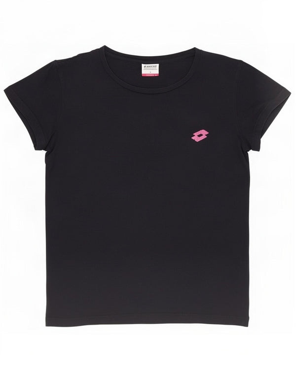 Camiseta feminina Lotto UK 10 pequena azul marinho