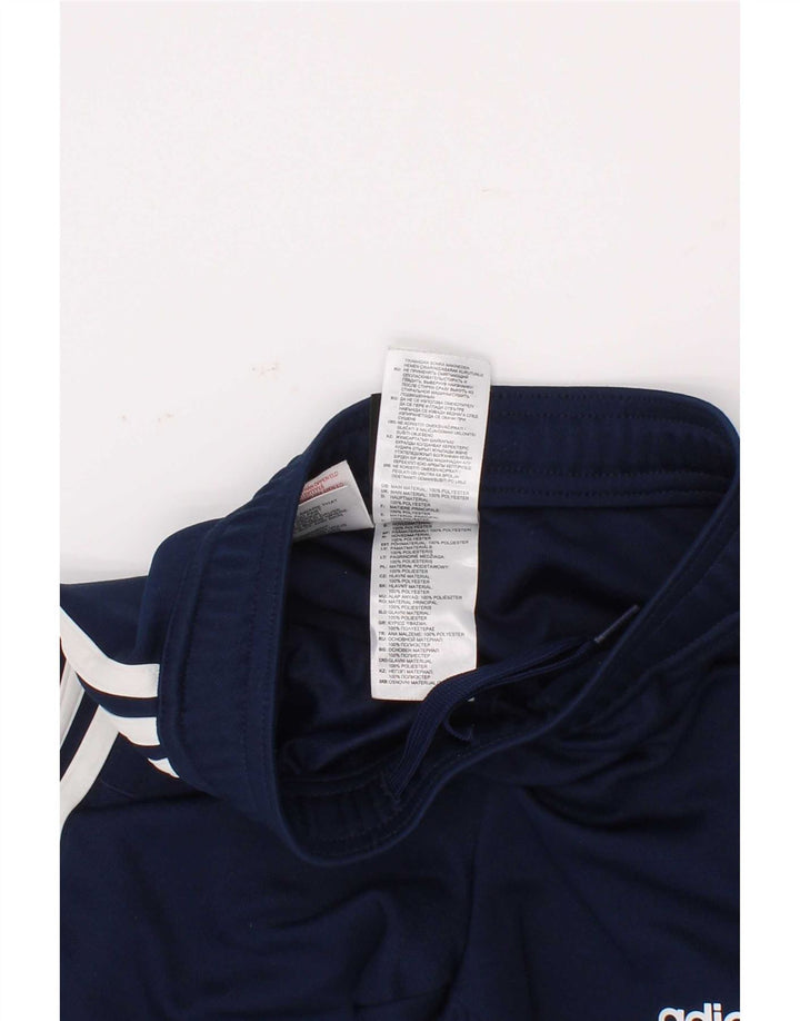 Calças de treino Adidas Boys Climalite 5-6 anos azul marinho poliéster