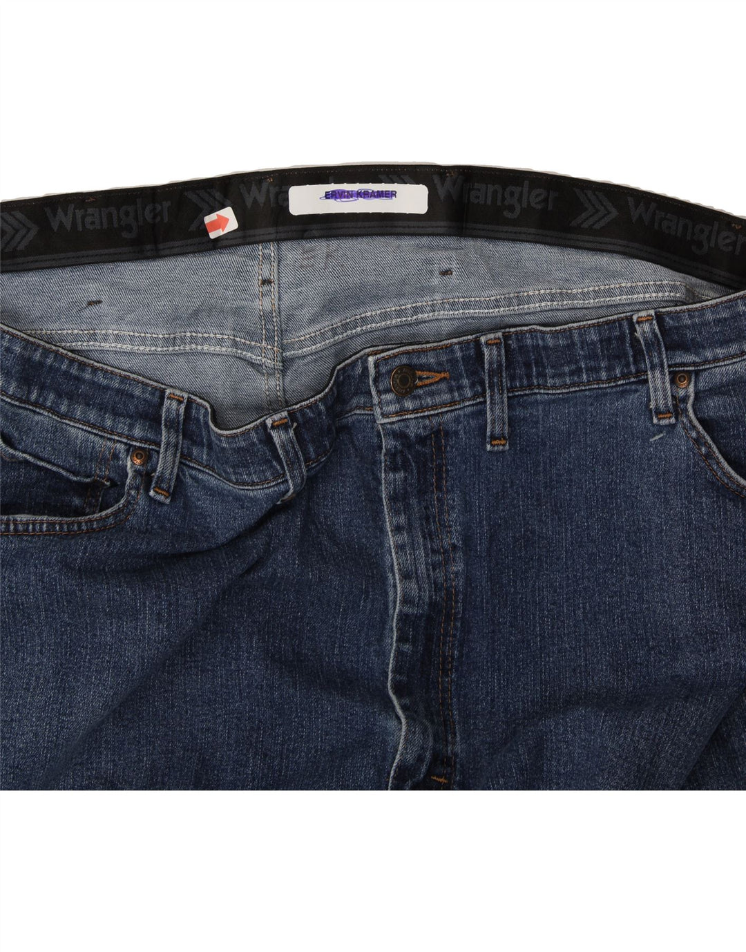 WRANGLER Mens Slim Capri Jeans W48 L22 Blue Cotton Vintage Wrangler and Second-Hand Wrangler from Messina Hembry 