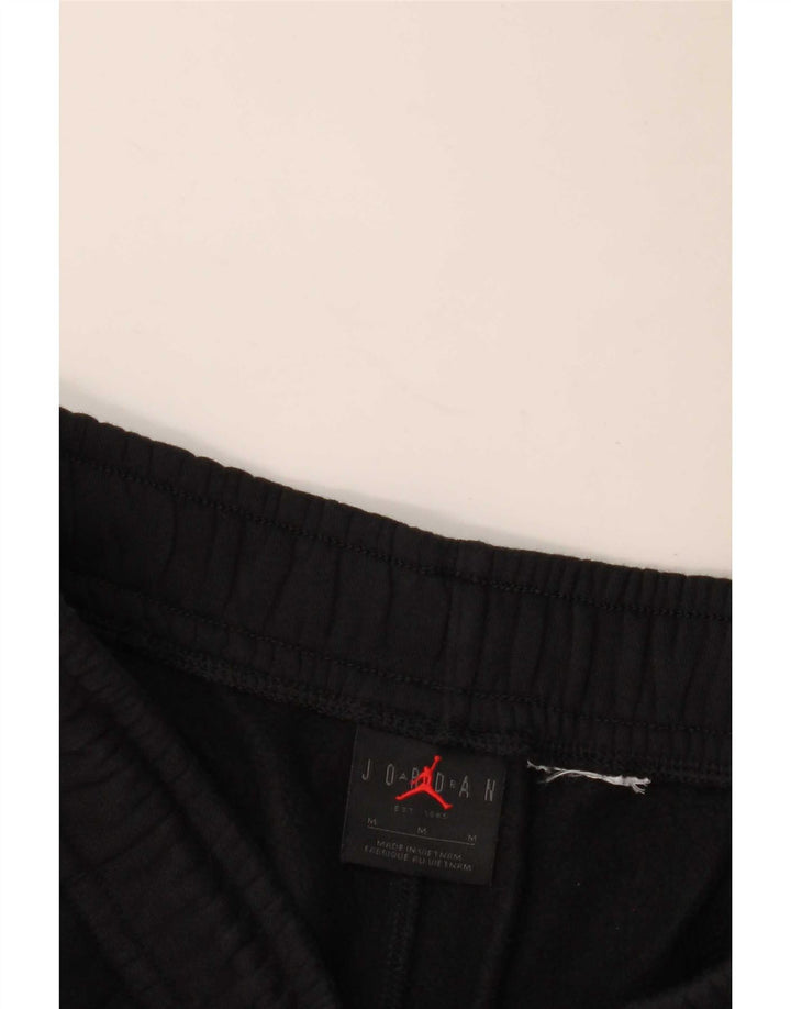 Jordan Mens Graphic Calças de treino Joggers Médio Preto