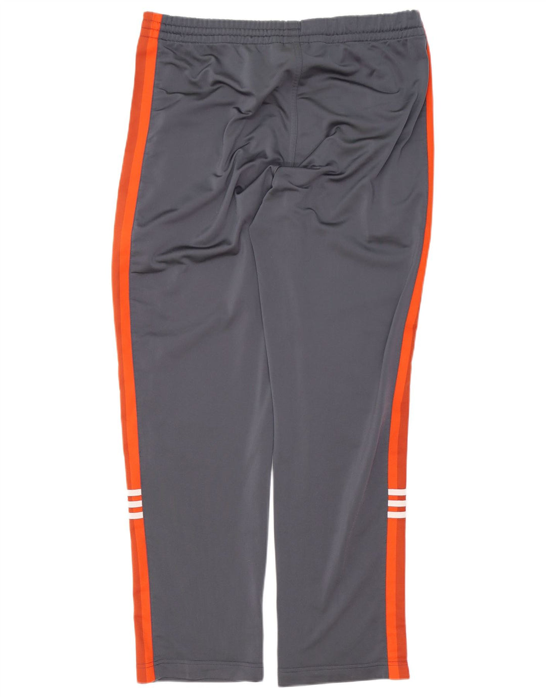 Calça de treino masculina Adidas UK 38/40 cinza médio colorblock poliéster