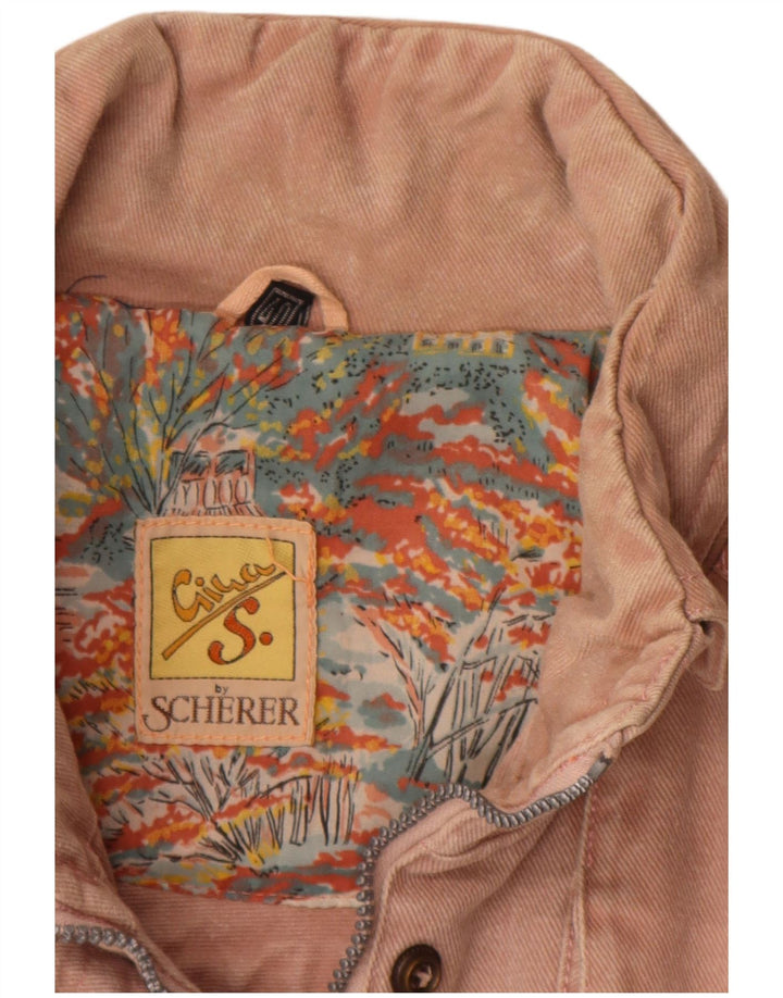 Casaco corta-vento feminino SCHERER EU 40 algodão rosa médio
