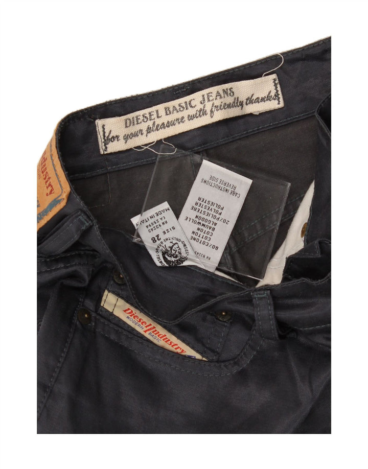 DIESEL Womens Straight Casual Trousers W28 L28 Grey Cotton Vintage Diesel and Second-Hand Diesel from Messina Hembry 