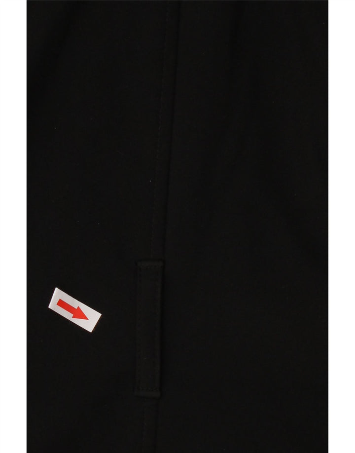 Jaqueta parka feminina com capuz Dkny UK 10 poliéster preto pequeno