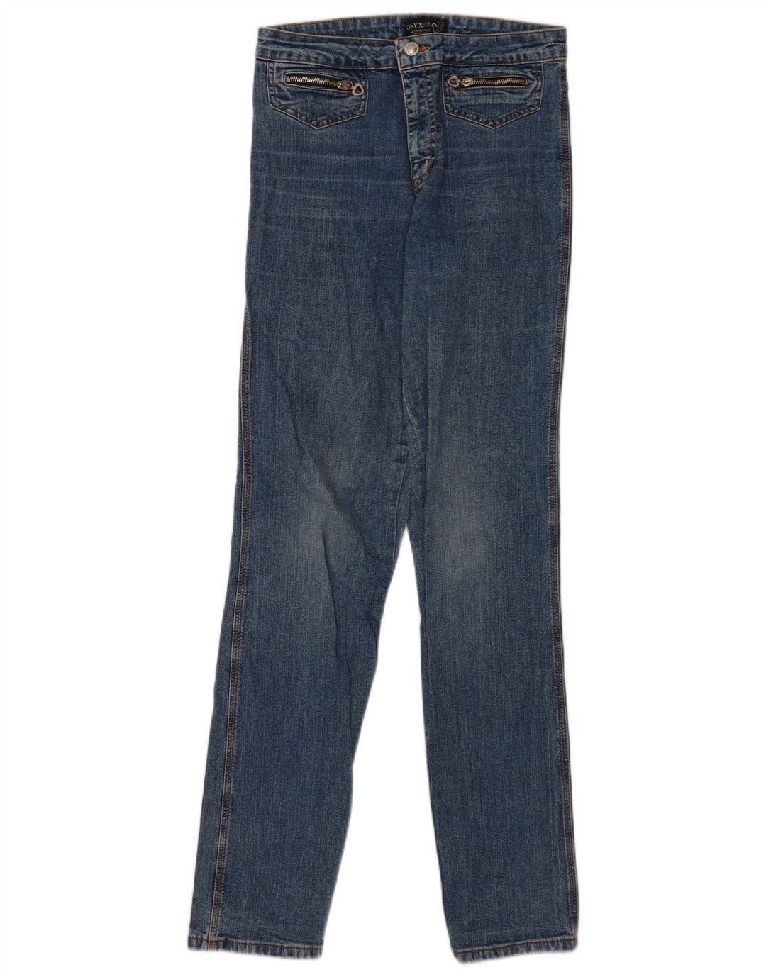 Calça Jeans Slim Feminina Onyx W30 L32 Azul Algodão