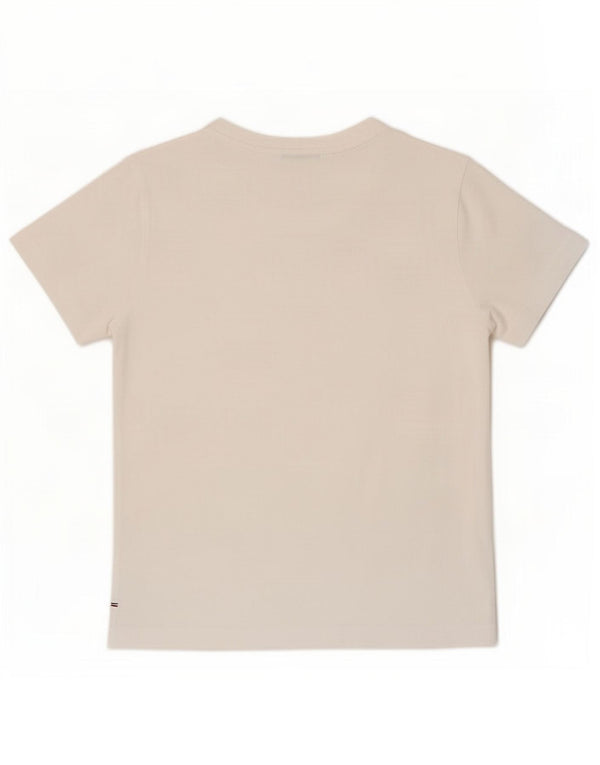 Camiseta feminina Tommy Hilfiger UK 14 médio algodão branco