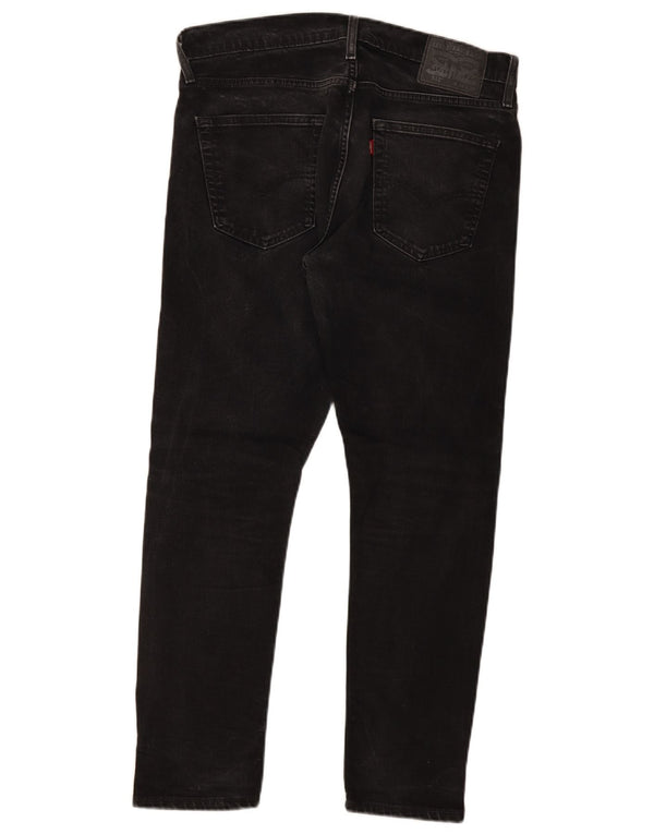 Calça jeans masculina Levi's 512 Slim Tapered W34 L30 algodão preto