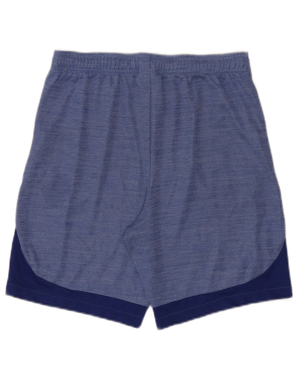 Shorts esportivos Nike Boys Dri Fit 13-14 anos XL azul manchado de poliéster