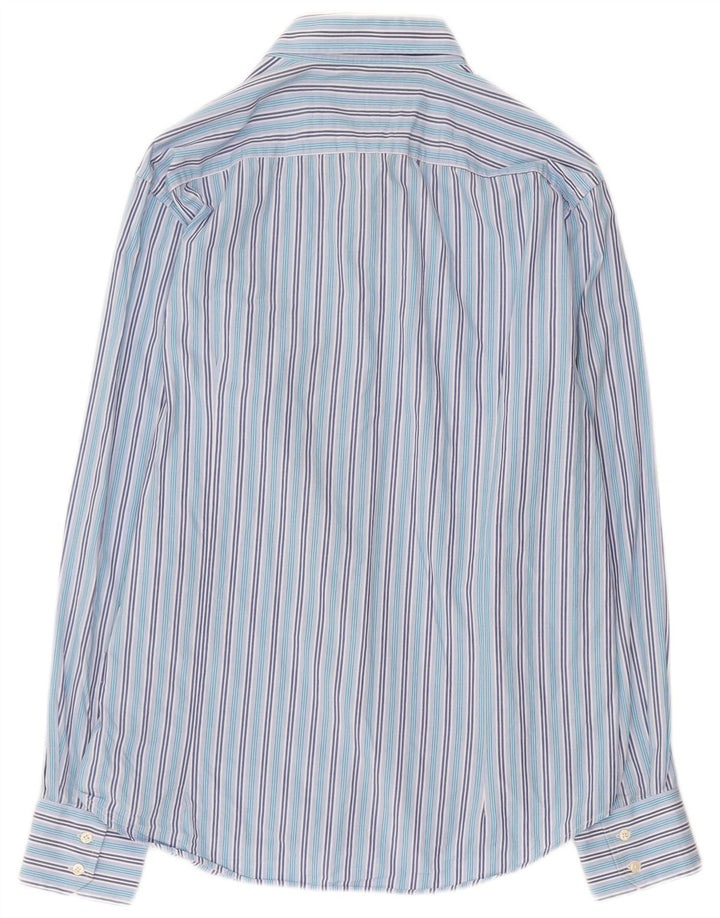 Camisa masculina CARRERA XL algodão listrado azul