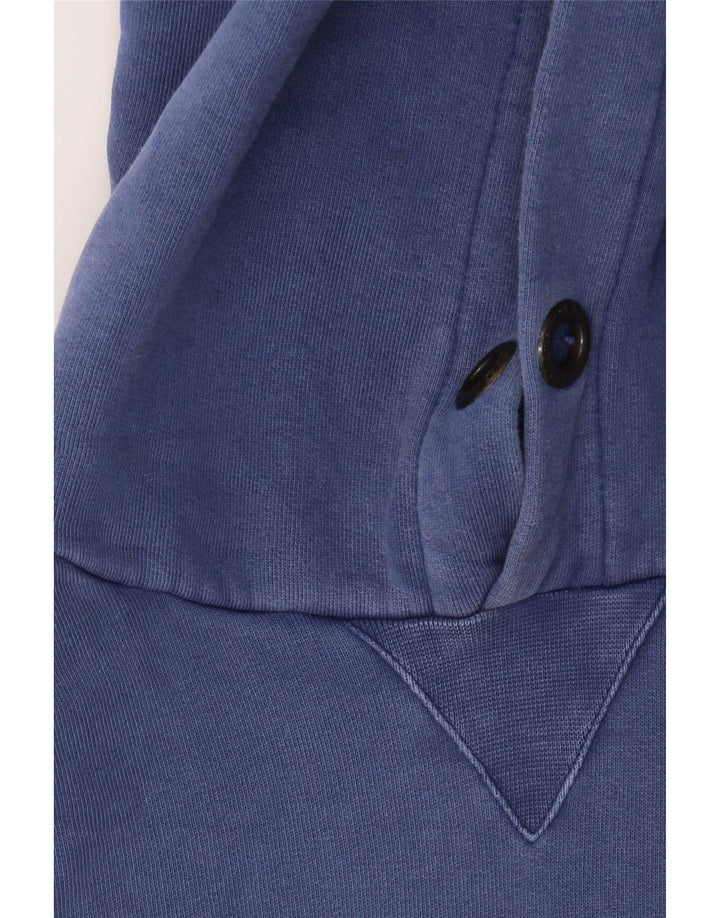 Jumper com capuz gráfico masculino Champion grande azul