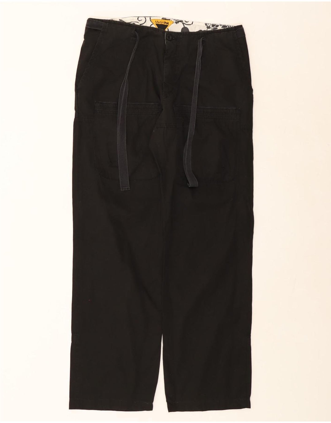 Calça cargo reta masculina Meltin' Pot W33 L32 preta