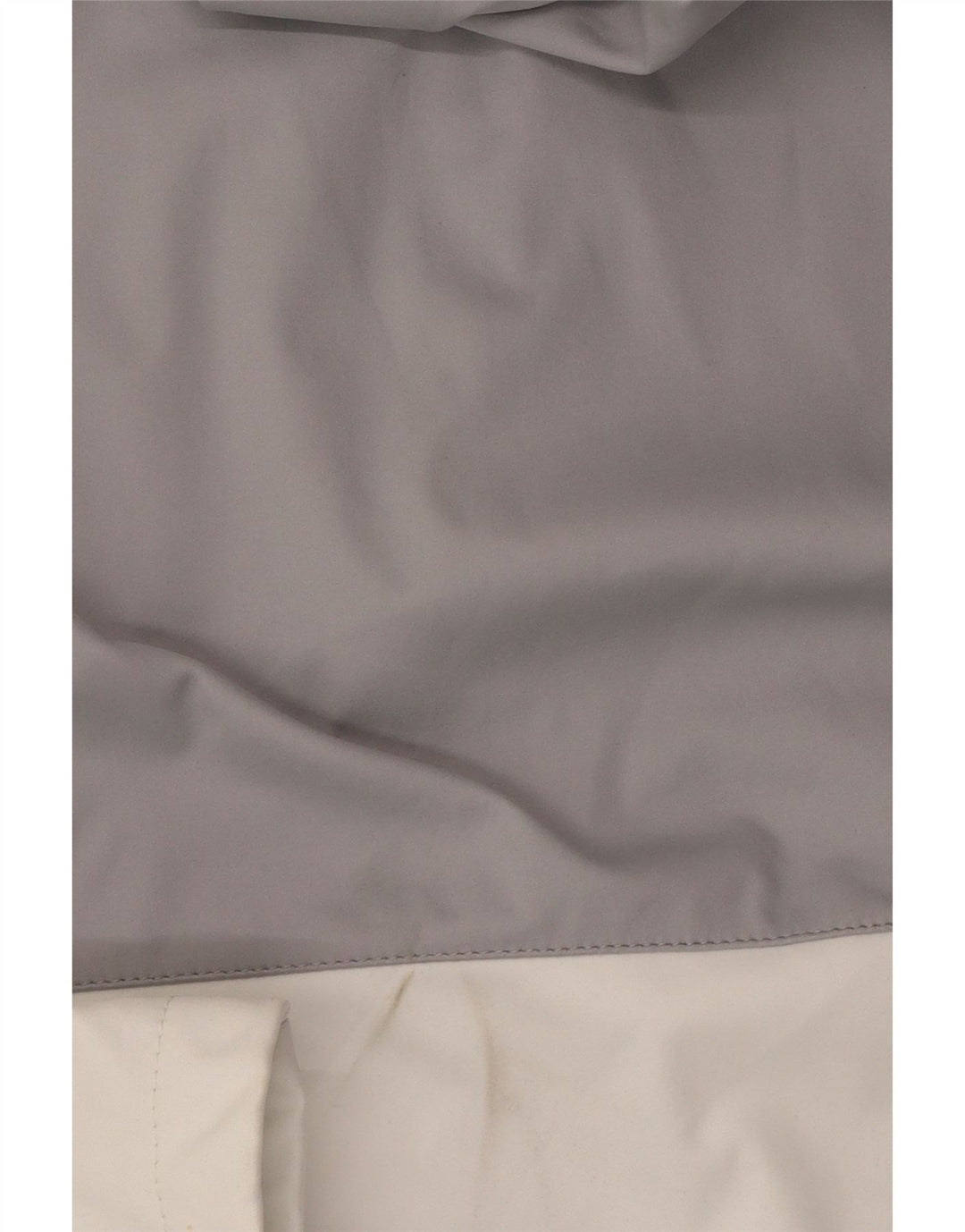 Suéter com capuz gráfico masculino New Balance grande cinza colorblock poliéster