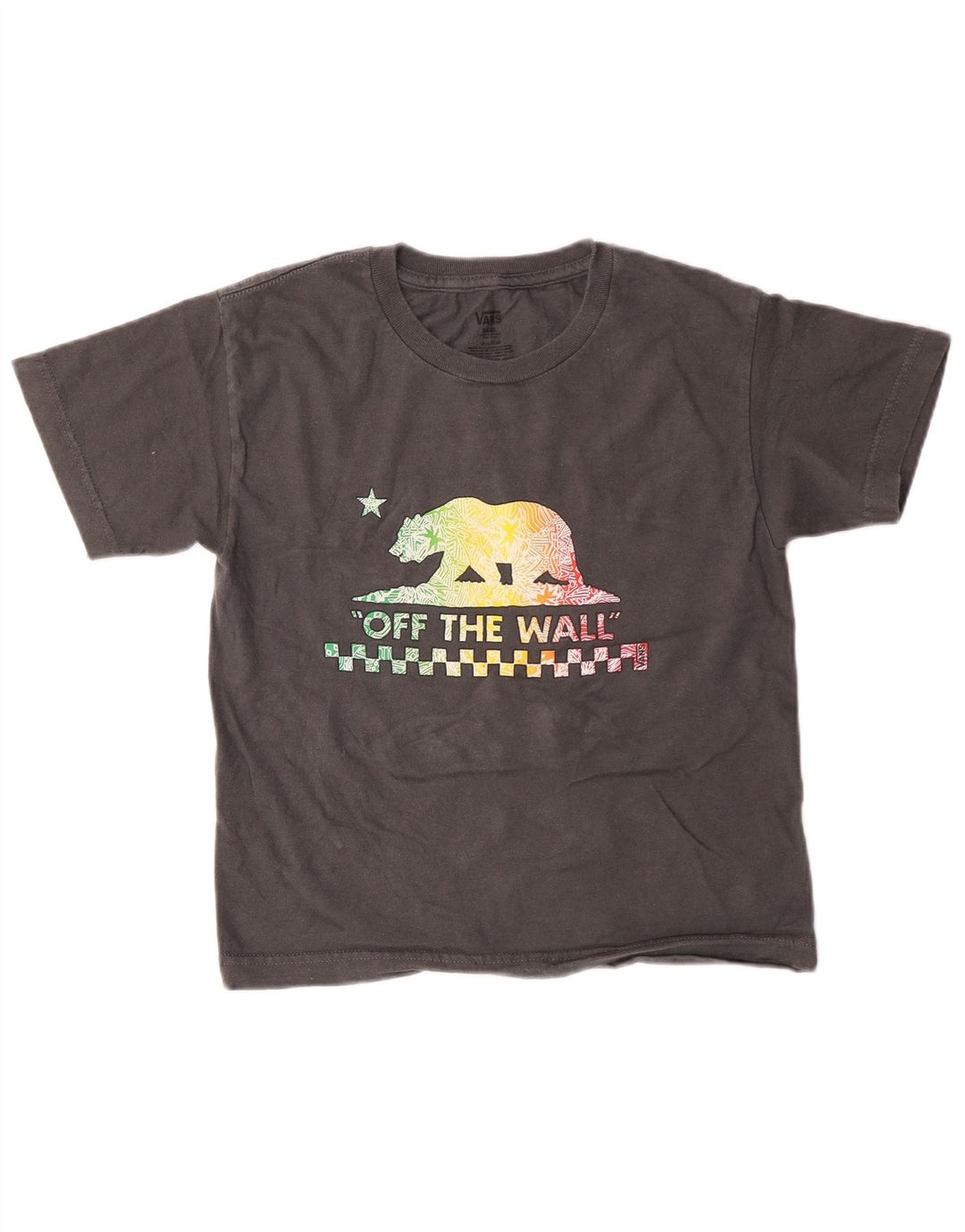 Camiseta Vans Meninos Graphic 8-9 Anos Pequeno Cinza