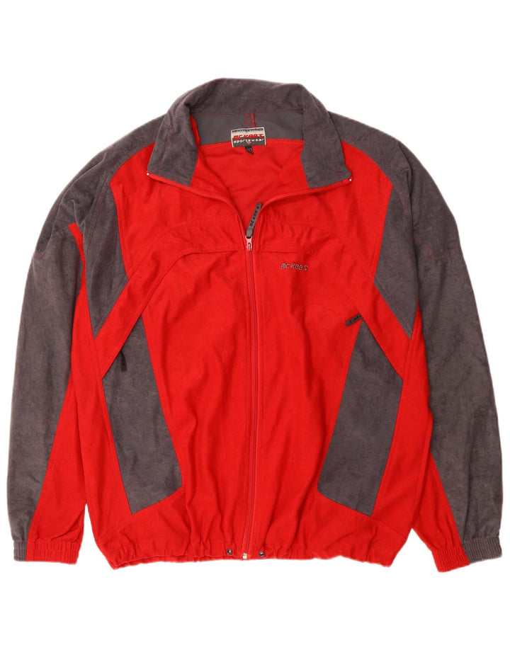 Jaqueta de treino masculina MC Kee XL vermelho colorblock poliéster