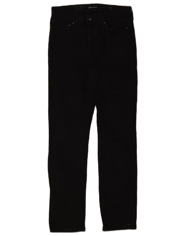 Calça Jeans Levis Feminina Demi Curve Mid Rise Skinny W28 L32 Algodão Preto