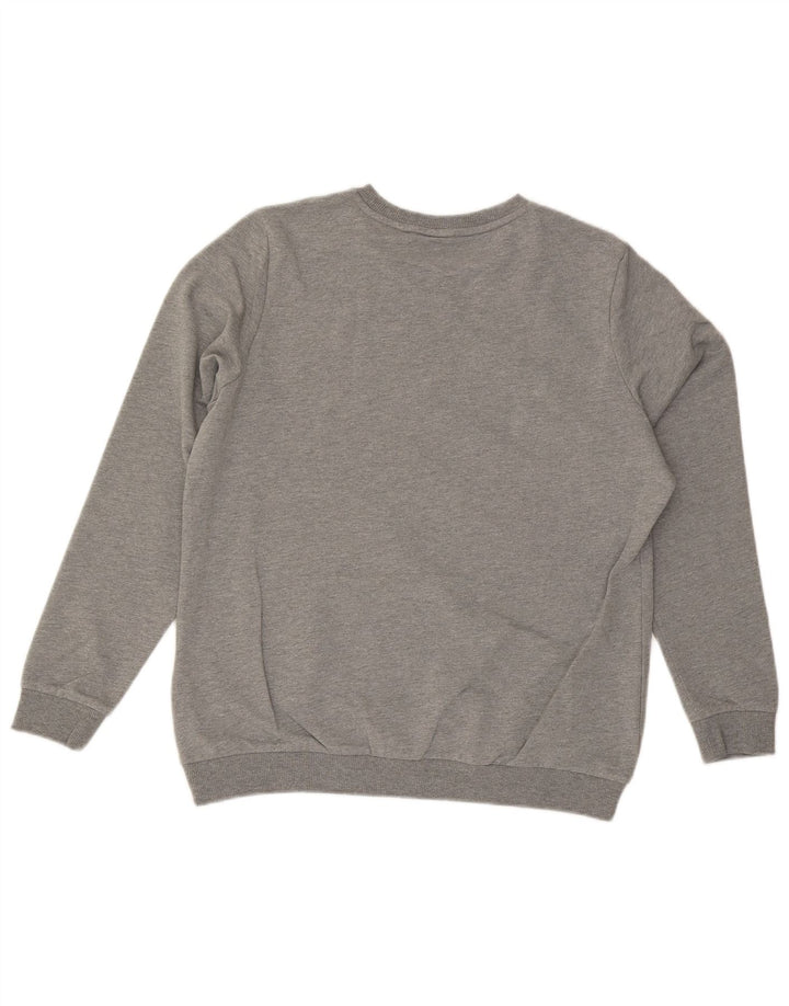 PUMA Mens Moletom Jumper XL Cinza Algodão