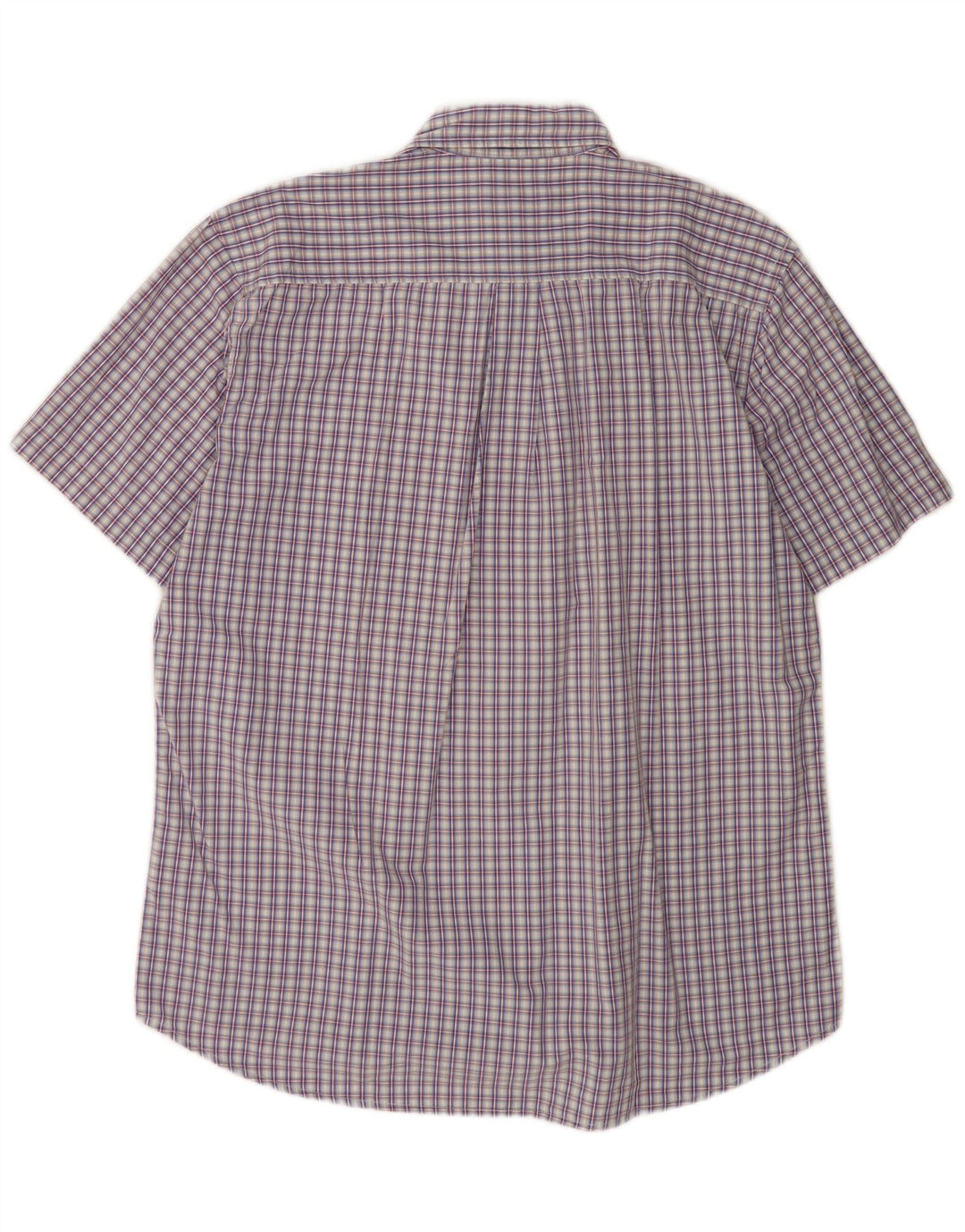 Camisa masculina de manga curta Kappa XL azul xadrez algodão