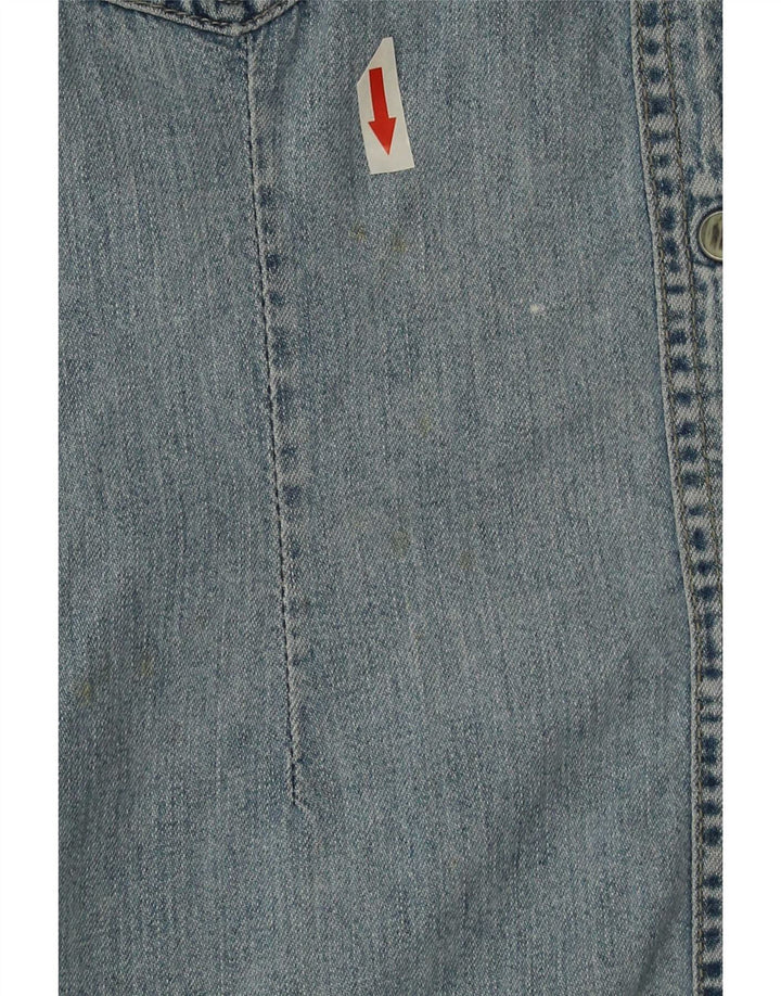 Camisa jeans feminina Wrangler Reino Unido 14 grande azul