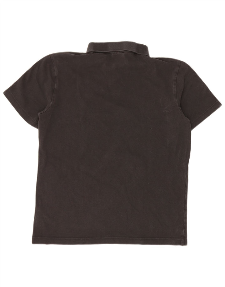 Camisa polo masculina PUMA de algodão preto médio