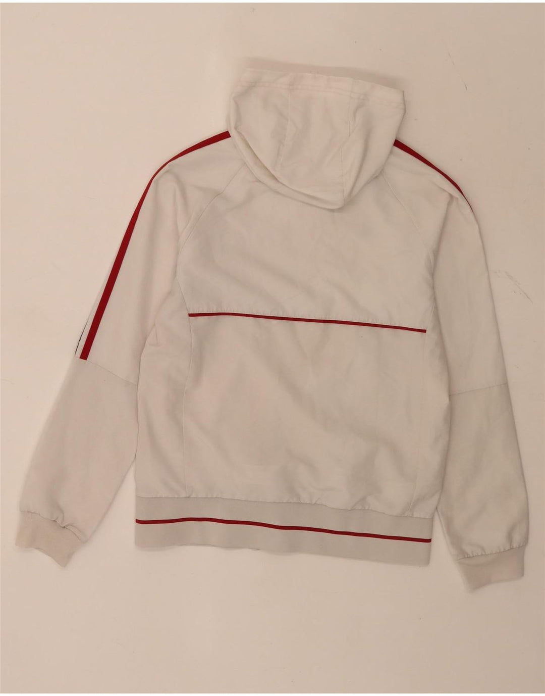 Adidas Meninos Fly Emirates Graphic Tracksuit Top Jaqueta 11-12 Anos Branco