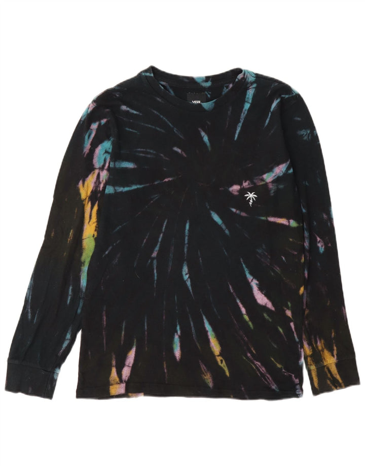 Vans Mens Top Manga Longa XS Preto Tie Dye
