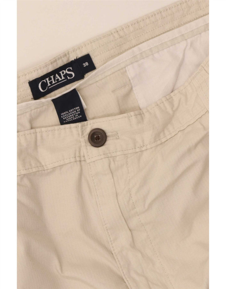 Shorts cargo masculino Chaps W38 XL algodão bege