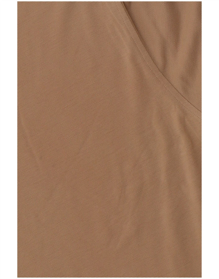 Camisa polo masculina HUGO BOSS grande algodão bege