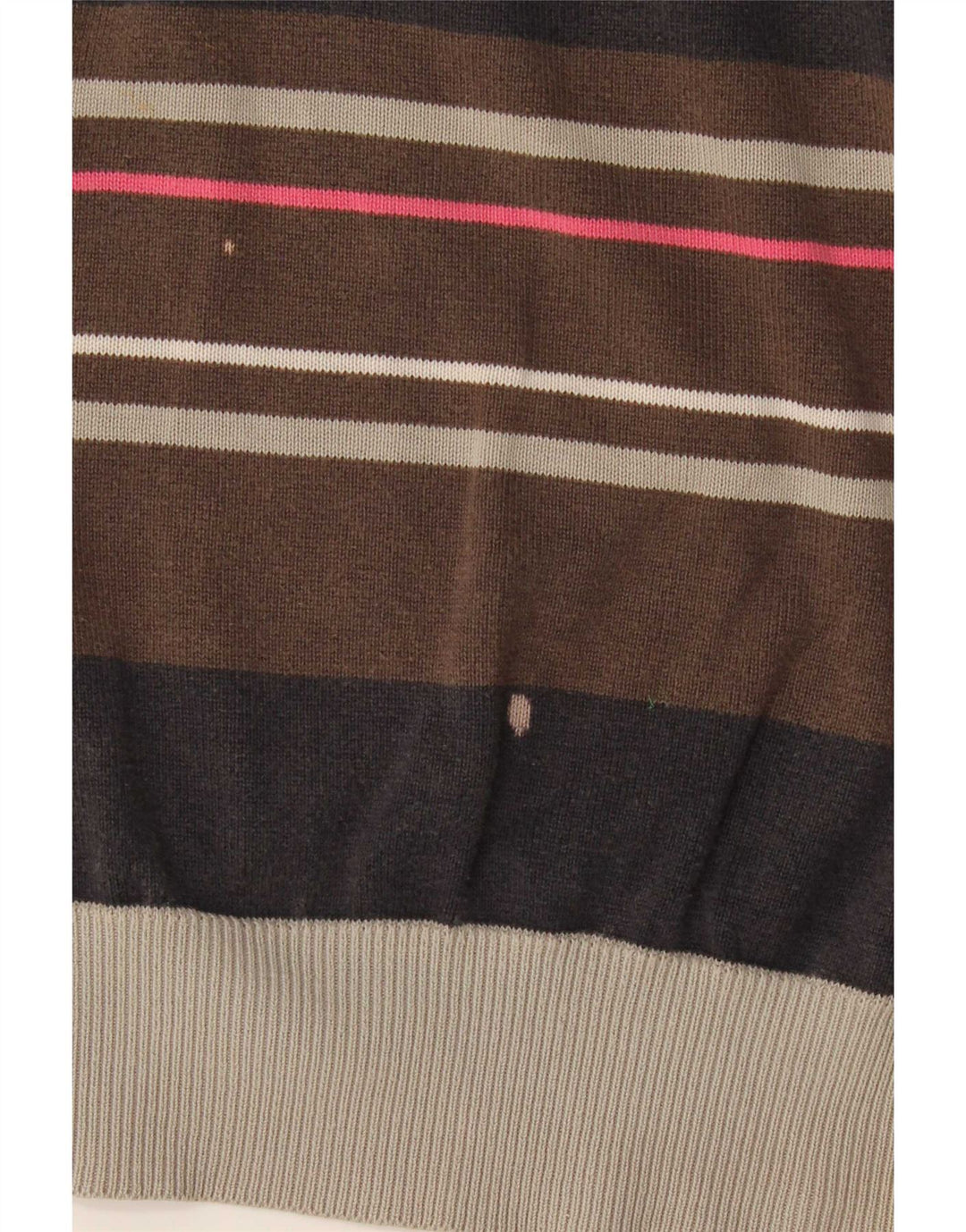 Suéter masculino Jack & Jones com gola redonda e gola redonda, bloco colorido marrom médio