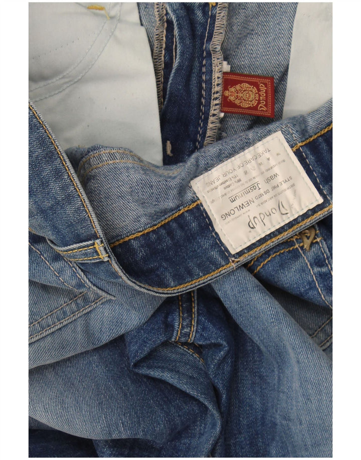 Dondup Jeans Slim Feminino W34 L31 Azul Algodão