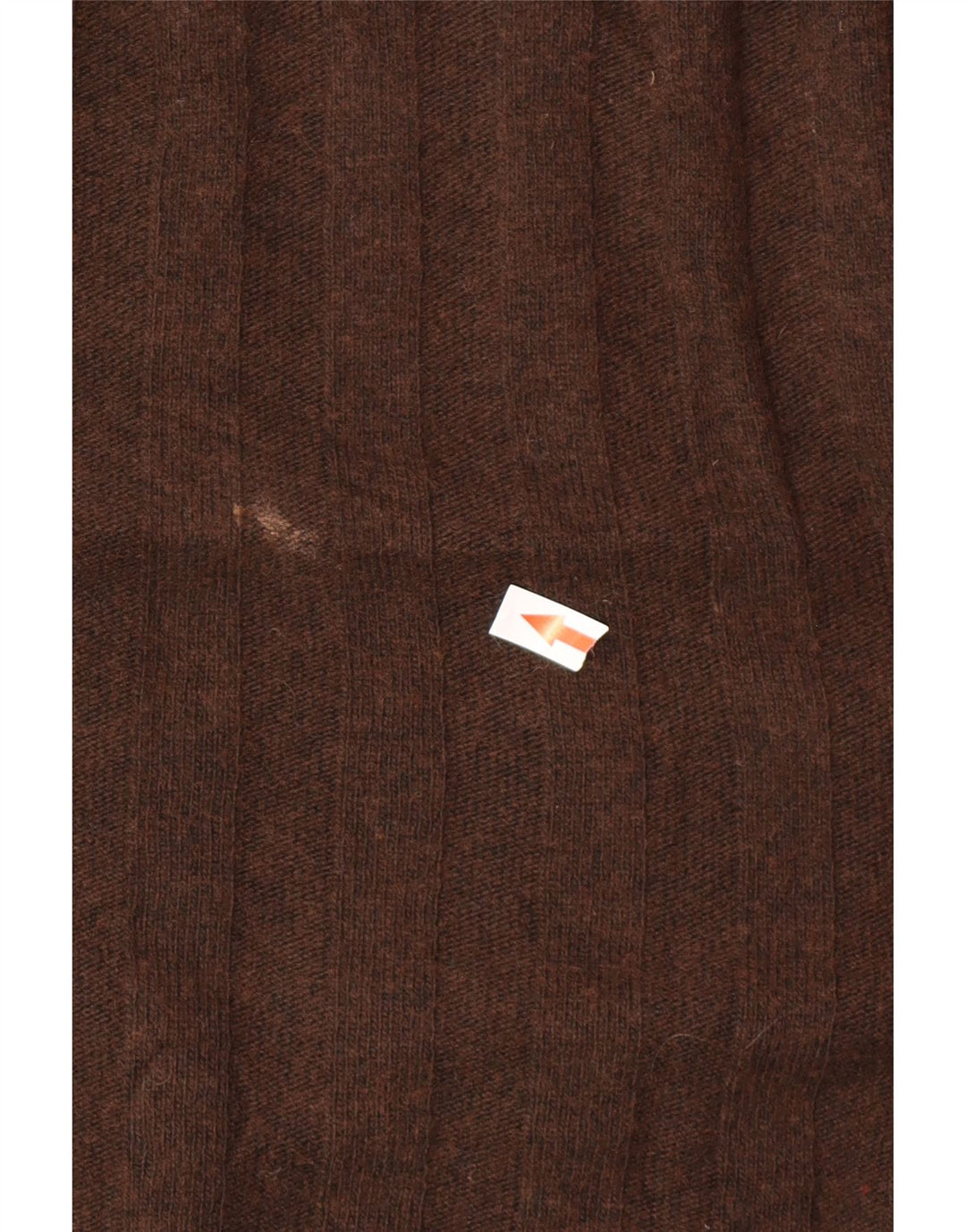 Suéter masculino Zara com ajuste solto e gola redonda, marrom médio