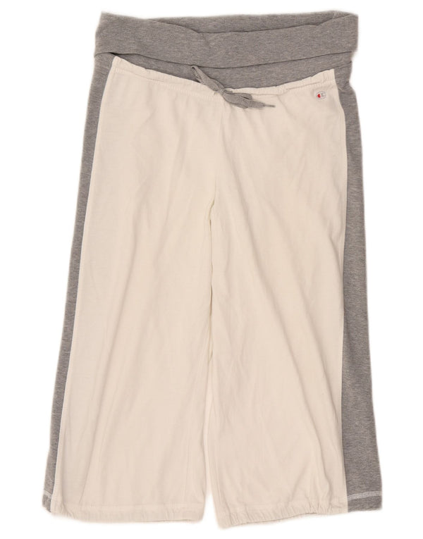 Shorts esportivos femininos Champion Heritage Classics UK 14 grandes brancos