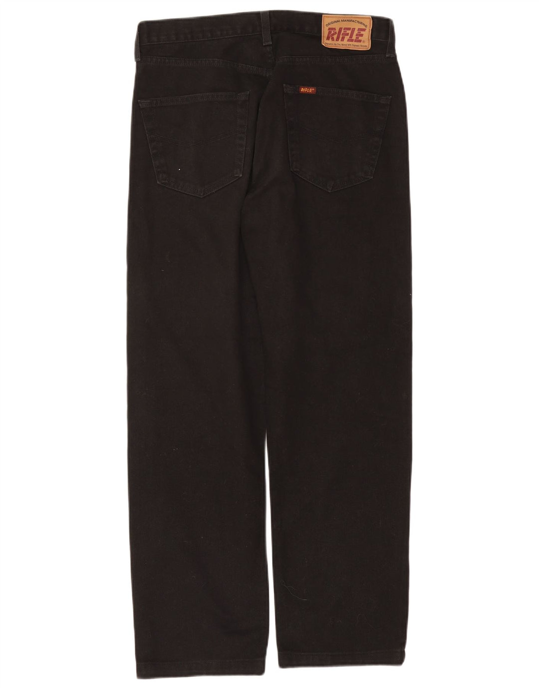 Rifle Masculino Jeans Reto W34 L29 Algodão Preto