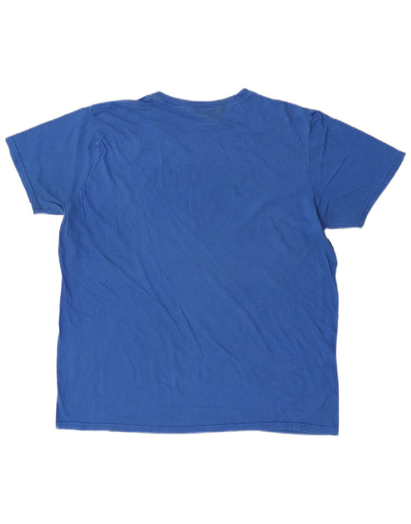 Camiseta gráfica masculina Reebok Top grande azul