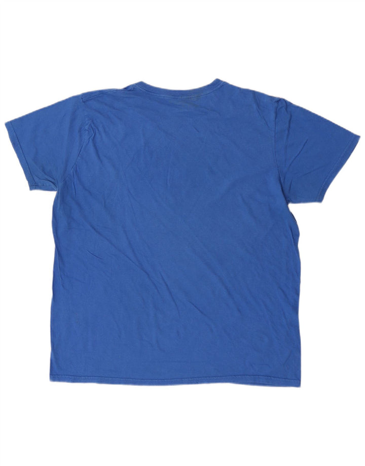 Camiseta gráfica masculina Reebok Top grande azul