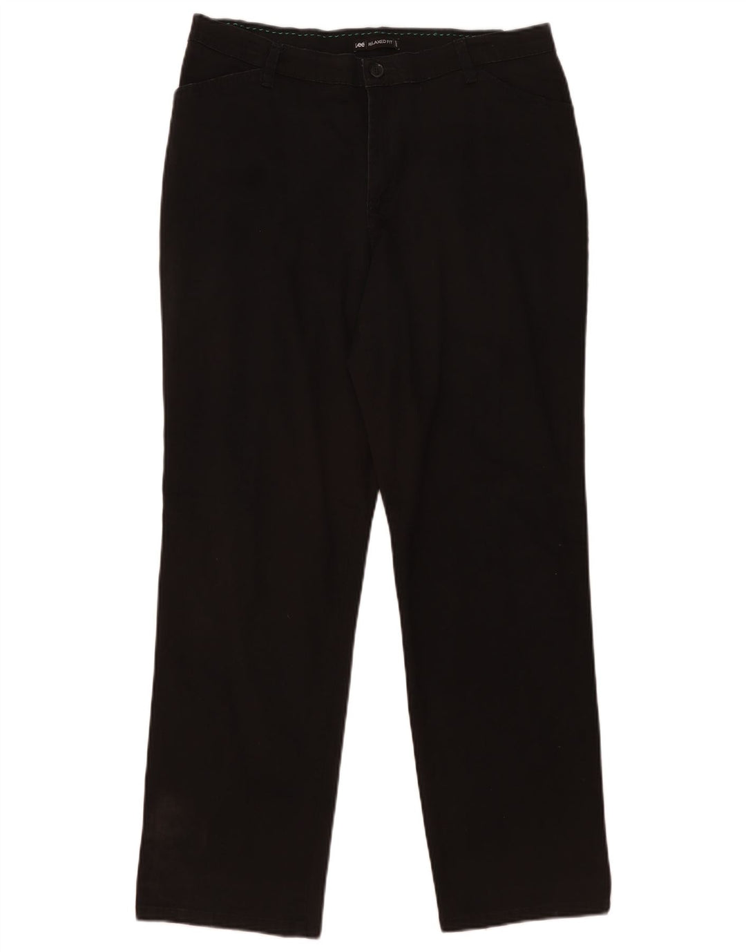 Lee feminino US14 W36 L31 algodão preto