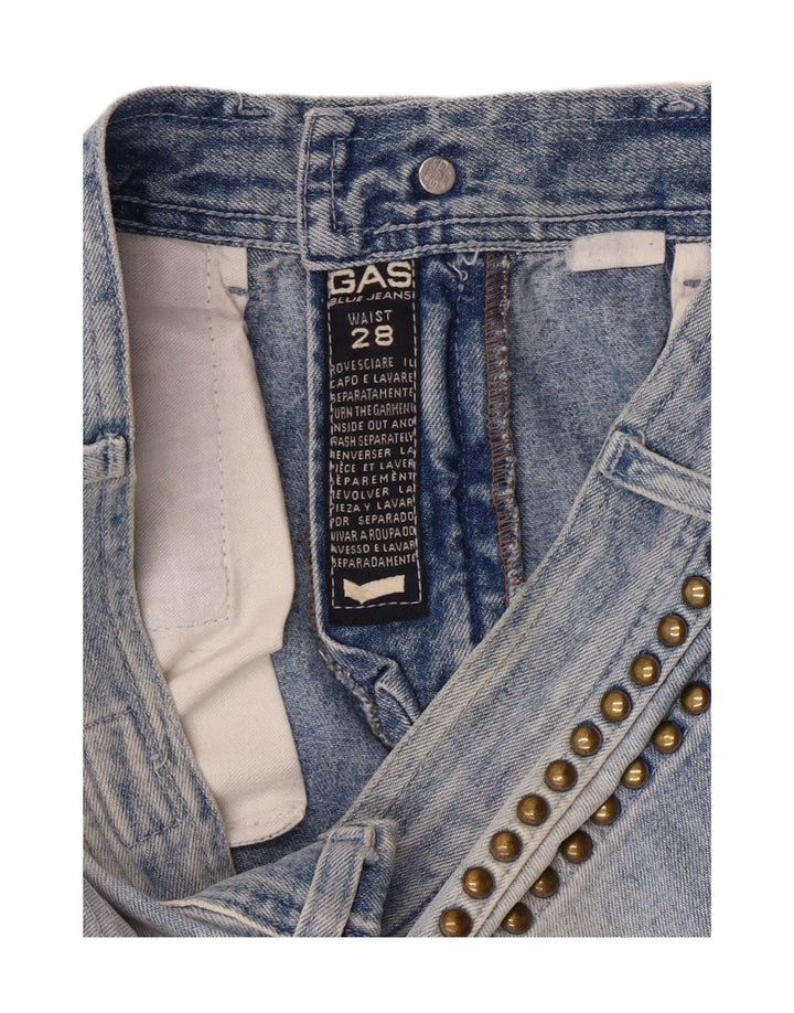 GAS Jeans Slim Feminino W28 L33 Azul