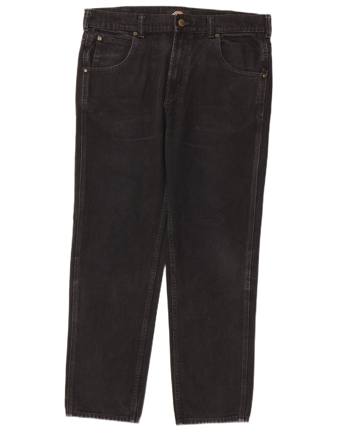 Calça jeans reta masculina Dickies W32 L30 algodão preto