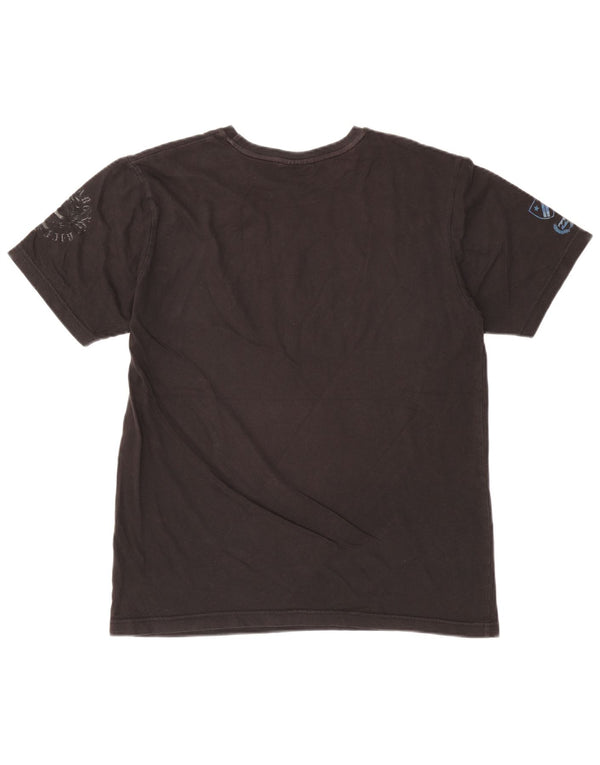 Billabong Mens Graphic T-Shirt Top Large Grey Cotton