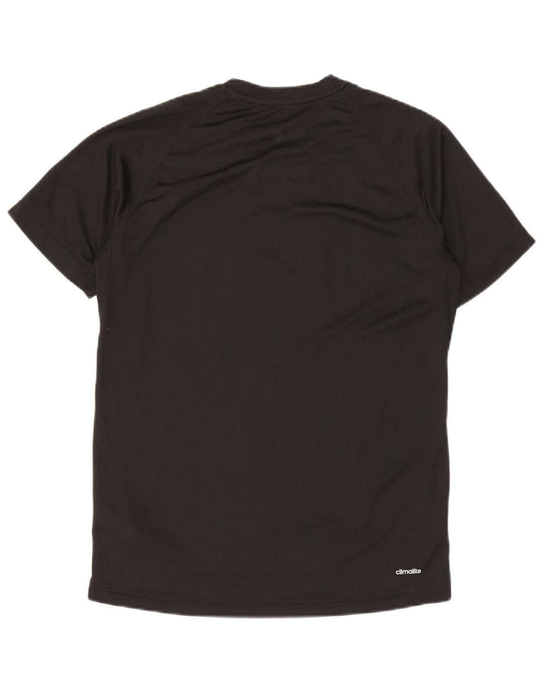 Adidas Mens Climalite Camiseta Top Médio Poliéster Preto