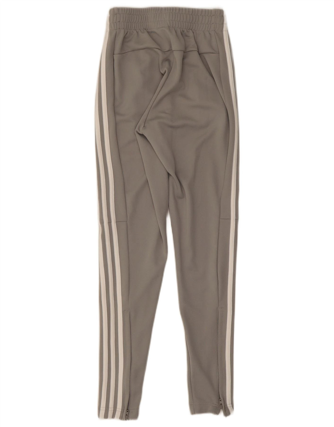 Calças de treino femininas Adidas UK 0/2 2XS cinza poliéster