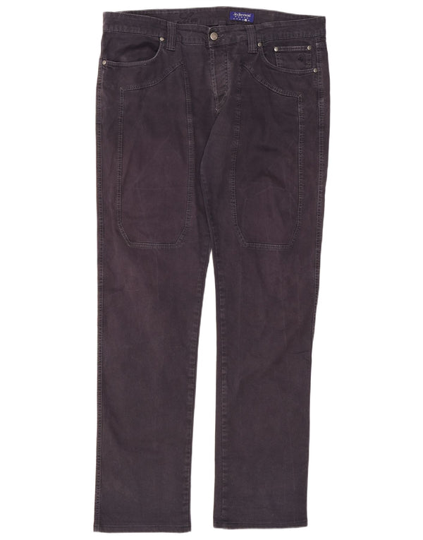 Jeckerson Mens Slim Jeans W40 L35 Azul Marinho Algodão