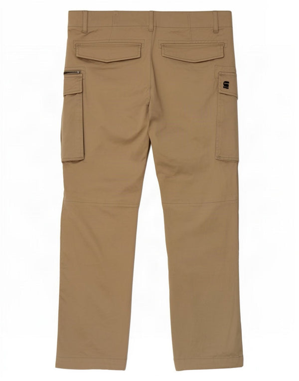 Calça cargo slim masculina G-Star W36 L32 algodão bege
