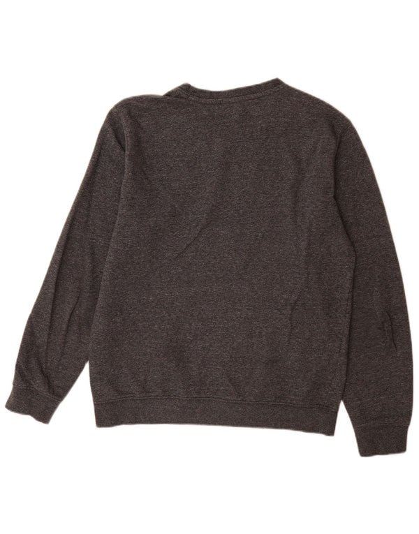 Champion Mens Sweatshirt Jumper Small Grey Flecked Cotton