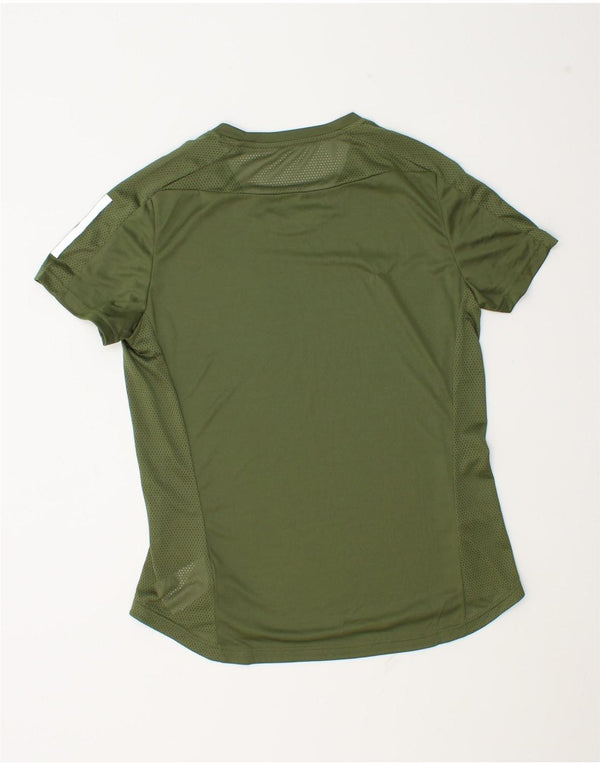 Camiseta Adidas Aeroready Feminina Top UK 12/14 Verde Médio Poliéster