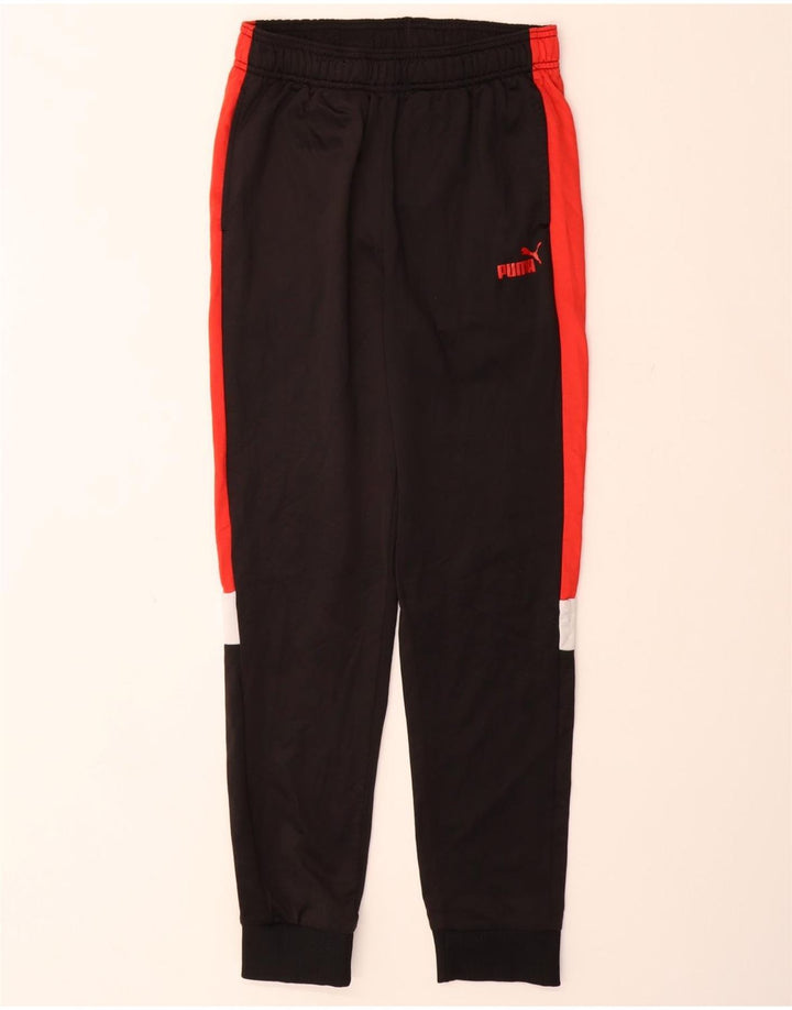 Calça de treino PUMA Meninos Joggers 14-15 Anos Preto Colorblock