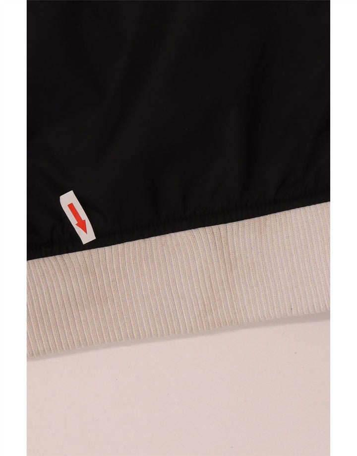 Jaqueta bomber masculina Fila UK 40 grande poliamida colorblock preta
